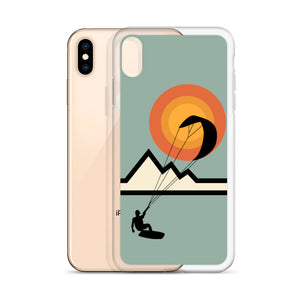 Mountain Kitesurfing Sunset - iPhone Case (BPA free)