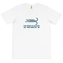 Load image into Gallery viewer, Wind is Calling - Gust - 100% Organic Cotton Kitesurfing T-shirt