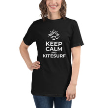 Load image into Gallery viewer, Keep Calm and Kitesurf - 100% Organic Cotton Kitesurfing T-shirt