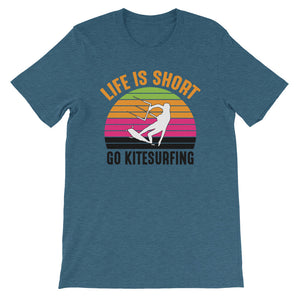 Life is Short - 100% cotton Kitesurfing T-shirt