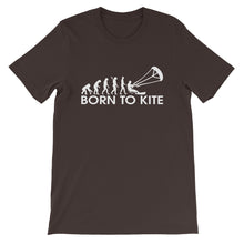 Load image into Gallery viewer, Born to Kite Evolution - 100% cotton Kitesurfing T-shirt