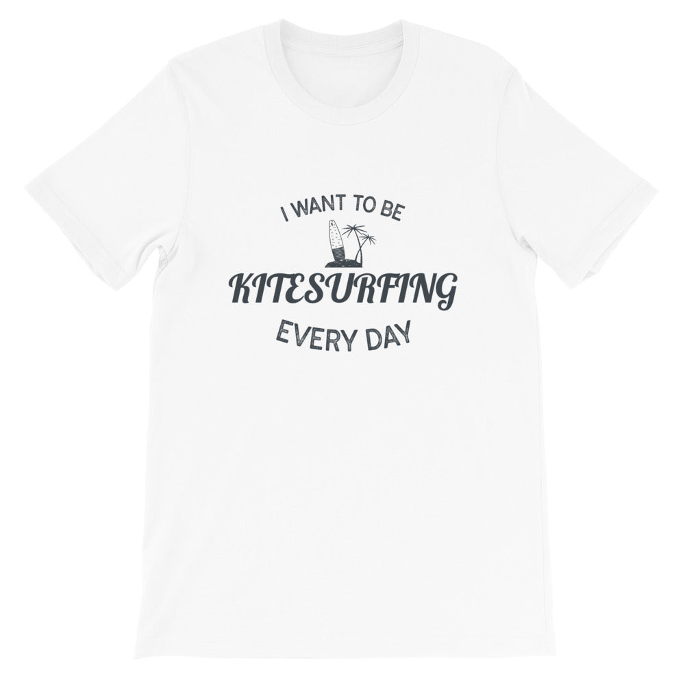 Kitesurfing Every Day - 100% cotton Kitesurfing T-shirt