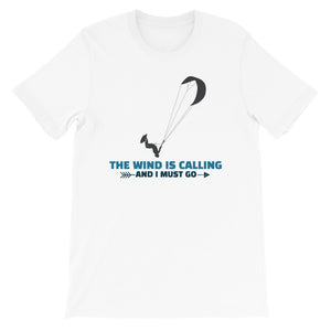 Wind is Calling - 100% cotton Kitesurfing T-shirt