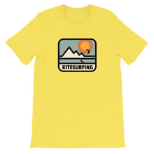 Load image into Gallery viewer, Kitesurfing Mountain Retro - 100% cotton Kitesurfing T-shirt