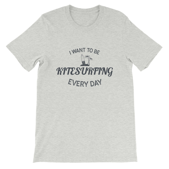 Kitesurfing Every Day - 100% cotton Kitesurfing T-shirt