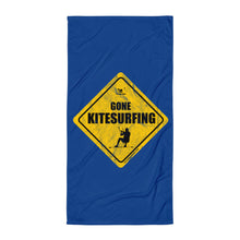 Load image into Gallery viewer, Gone Kitesurfing Towel - Blue