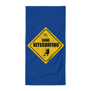 Gone Kitesurfing Towel - Blue