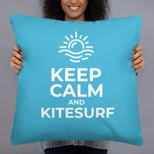 Load image into Gallery viewer, Keep Calm and Kitesurf | Kitesurfing Cushion
