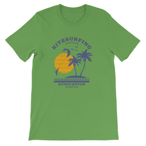 Kitesurfing Paradise Unhooked, Hunstanton - 100% cotton Kitesurfing T-shirt