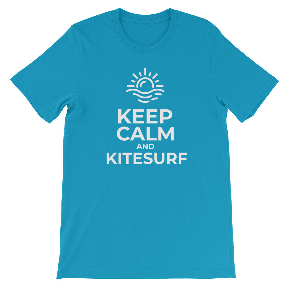 Keep calm and kitesurf t-shirt
