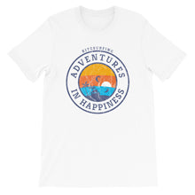 Load image into Gallery viewer, Adventures in Happiness - 100% cotton Kitesurfing T-shirt