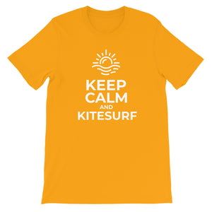 Keep Calm and Kitesurf - 100% cotton Kitesurfing T-shirt