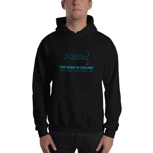 The Wind is Calling and I Must Go - Kitesurfing Hoodie