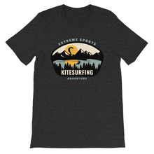 Load image into Gallery viewer, Kitesurfing Mountains - 100% cotton Kitesurfing T-shirt