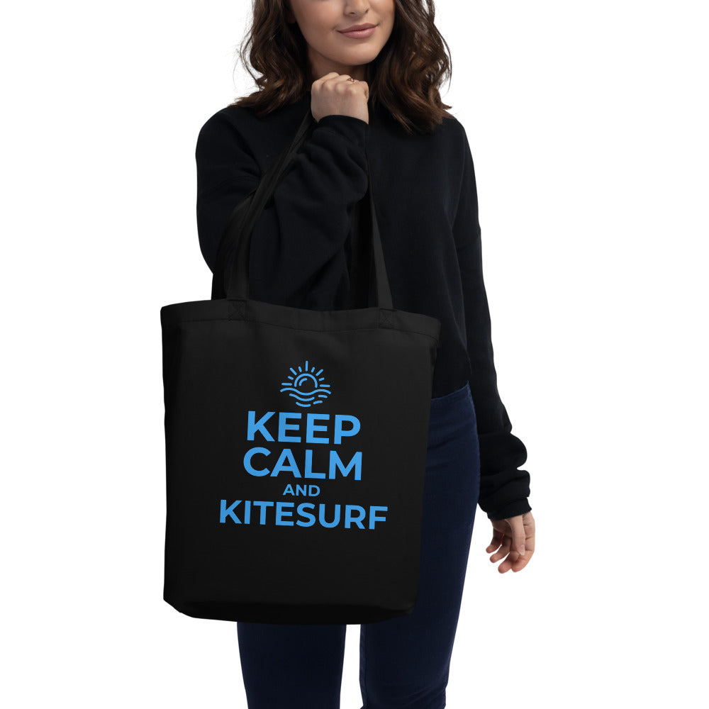 Keep Calm and Kitesurf - Eco Tote Bag