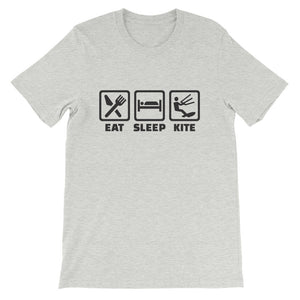 Eat Sleep Kite - 100% cotton Kitesurfing T-shirt