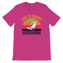 Load image into Gallery viewer, Life is Short - 100% cotton Kitesurfing T-shirt
