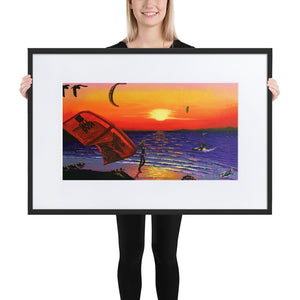 Tarifa Kitesurfing Sunset Picture