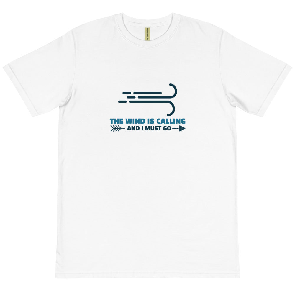 Wind is Calling - Gust - 100% Organic Cotton Kitesurfing T-shirt