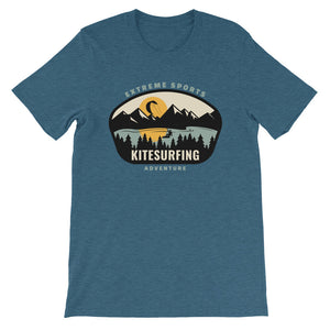 Kitesurfing Mountains - 100% cotton Kitesurfing T-shirt